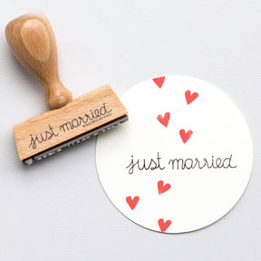 Stamp | Just Married Lettering 