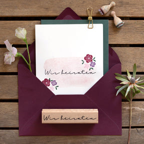 Stempel | Wir heiraten 2
