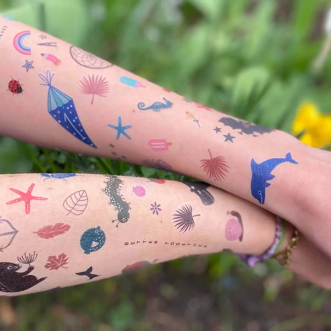 Temporäre Tattoos Faketattoos Klebetattoos für die Haut 