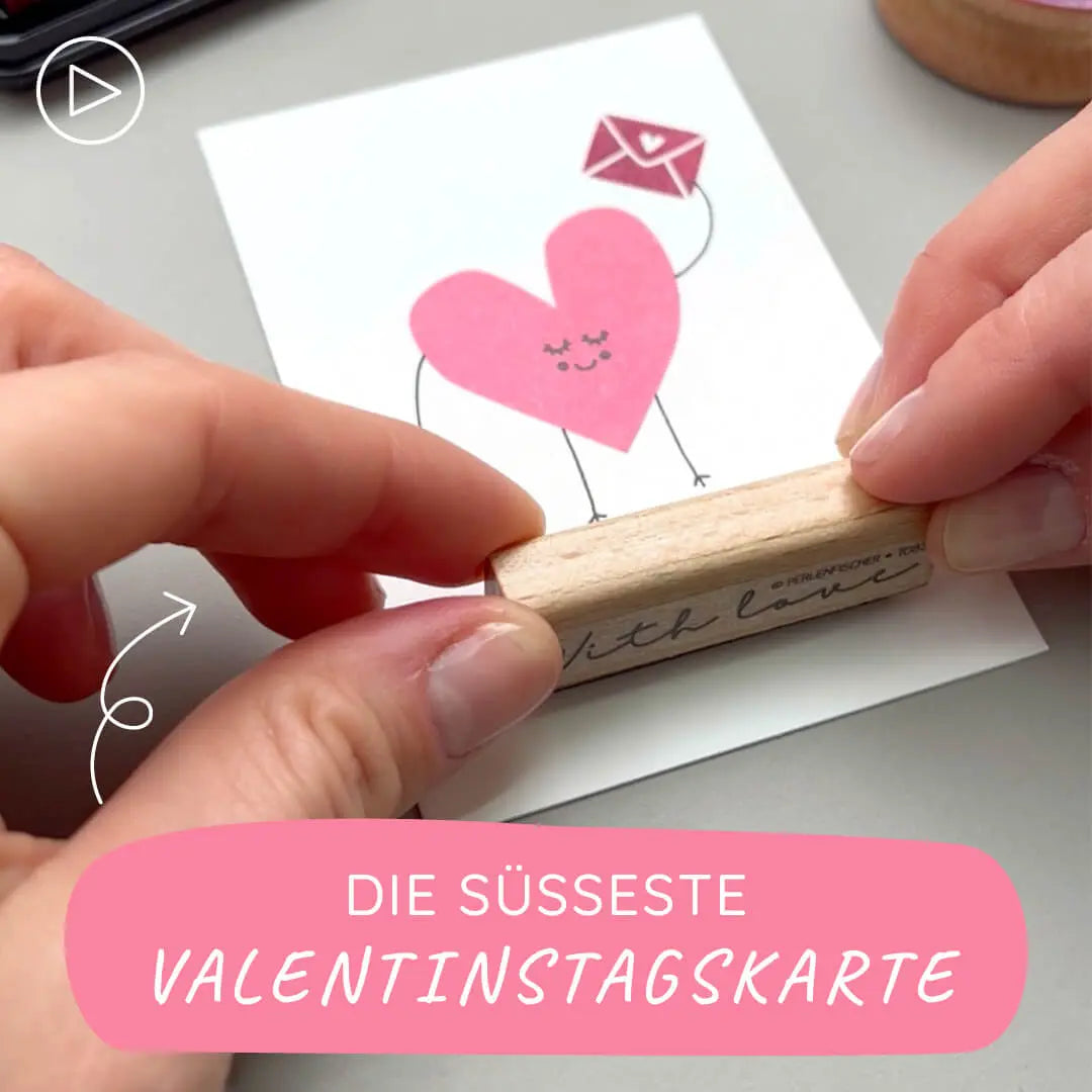 Motivstempel herz stempel valentinstag stempel liebe stempel herzen stempel briefumschlag