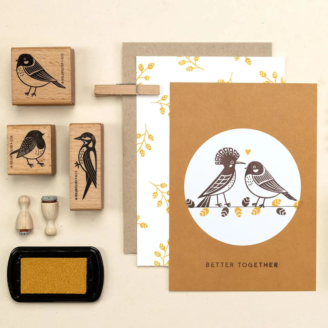 Stempel Tiere Vogel Stempel Wiedehopf Stempel Kohlmeise