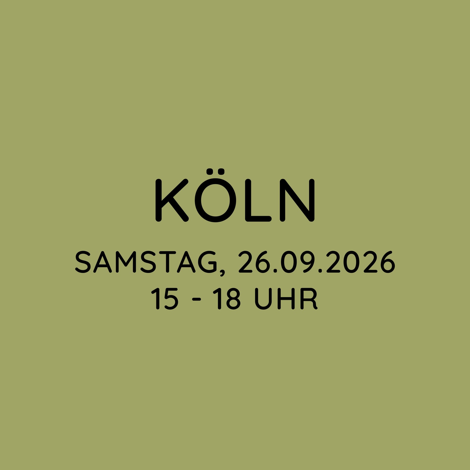Workshop | Köln | SA, 26.09. | 15:00 - 18:00 Uhr
