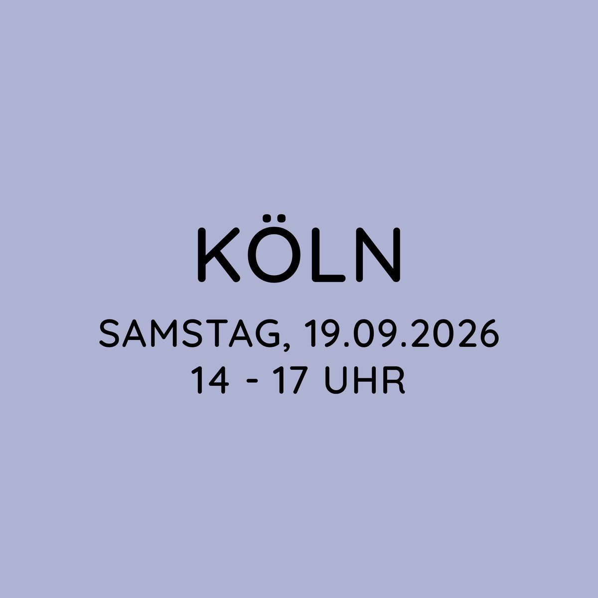 Workshop | Köln | SA, 19.09. | 14:00 - 17:00 Uhr