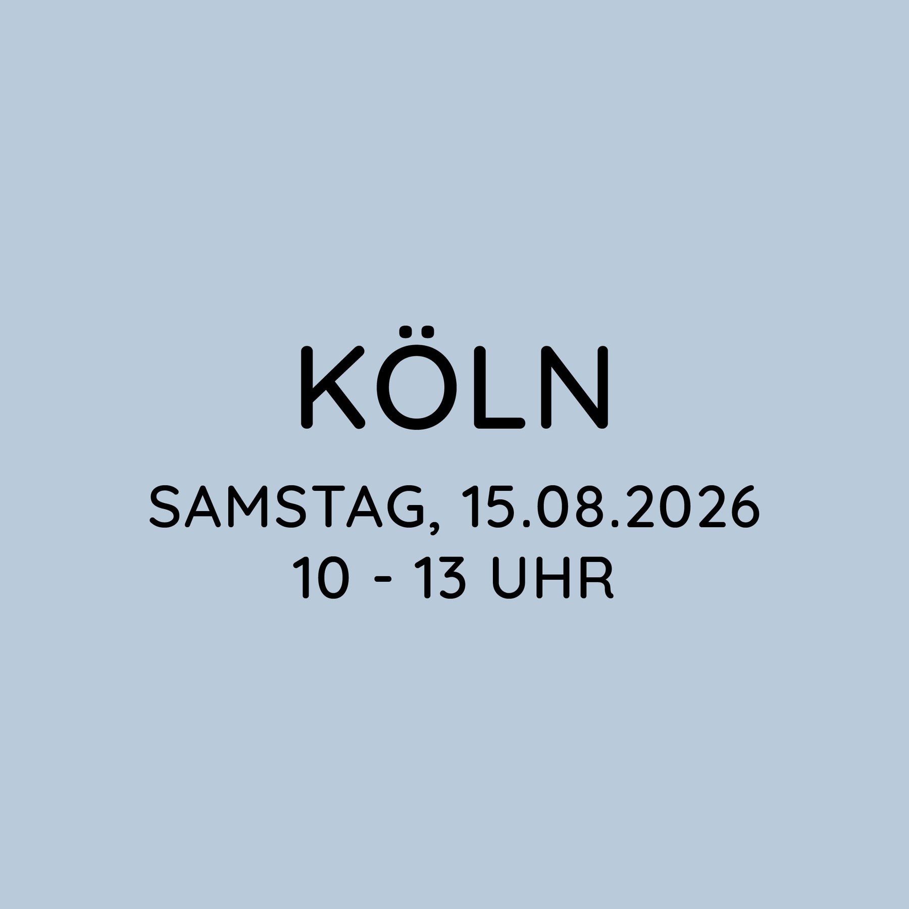 Workshop | Köln | SA, 15.08. | 10:00 - 13:00 Uhr