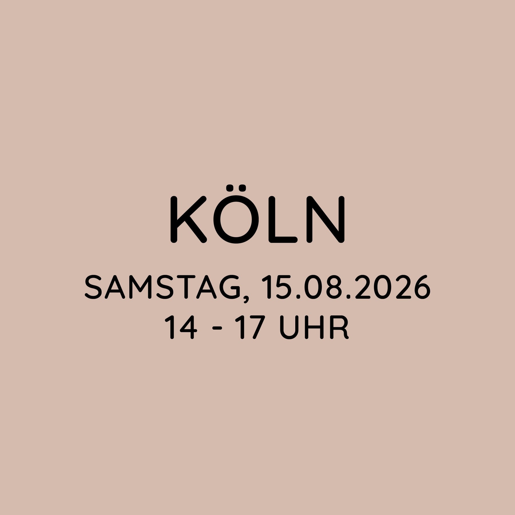 Workshop | Köln | SA, 15.08. | 14:00 - 17:00 Uhr