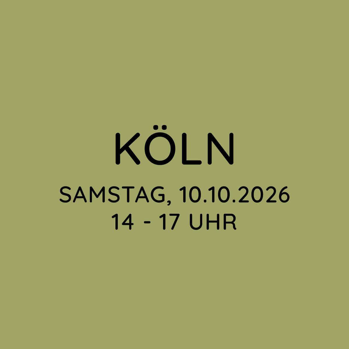 Workshop | Köln | SA, 10.10. | 14:00 - 17:00 Uhr