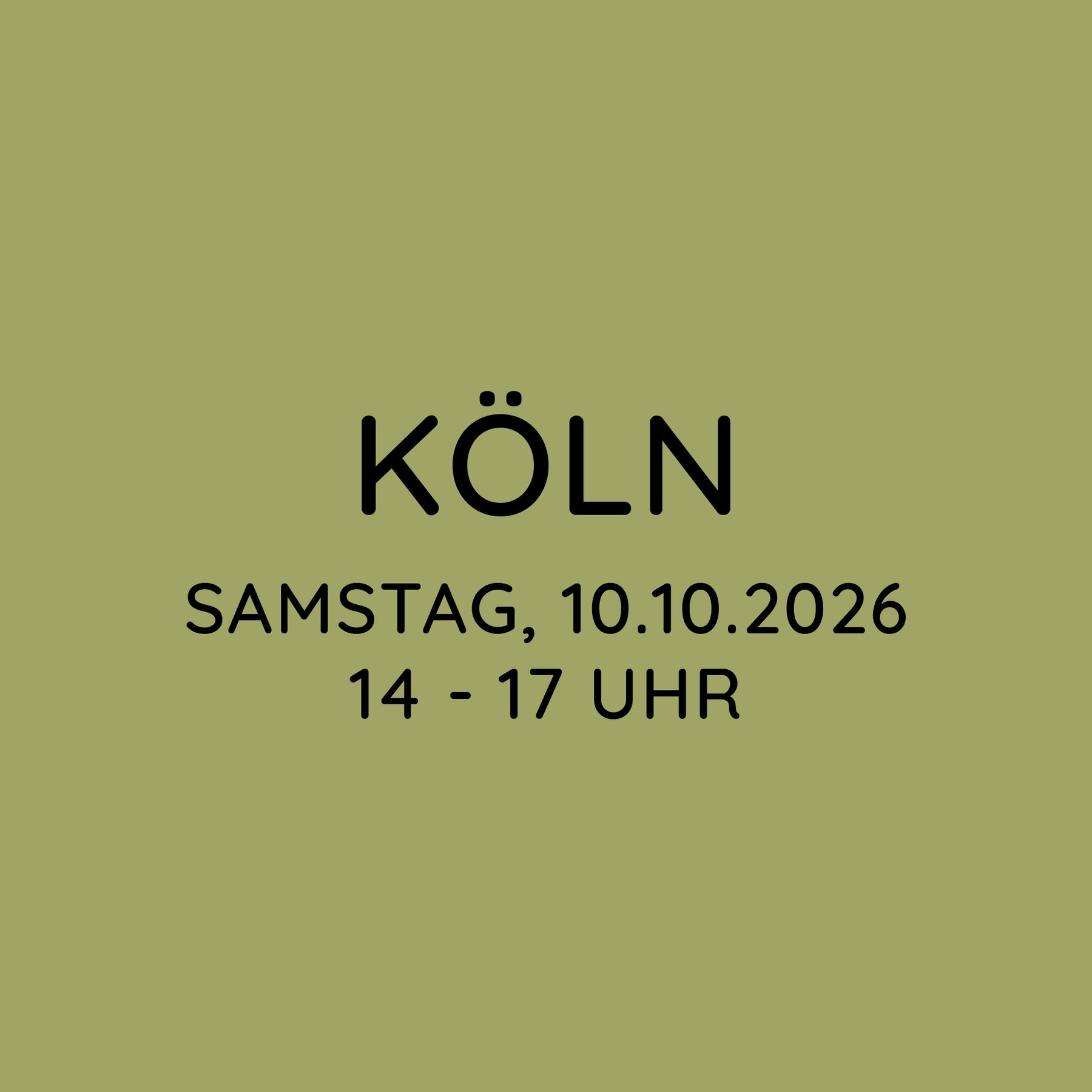 Workshop | Köln | SA, 10.10. | 14:00 - 17:00 Uhr