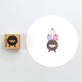 Stamp | Sheep with dots