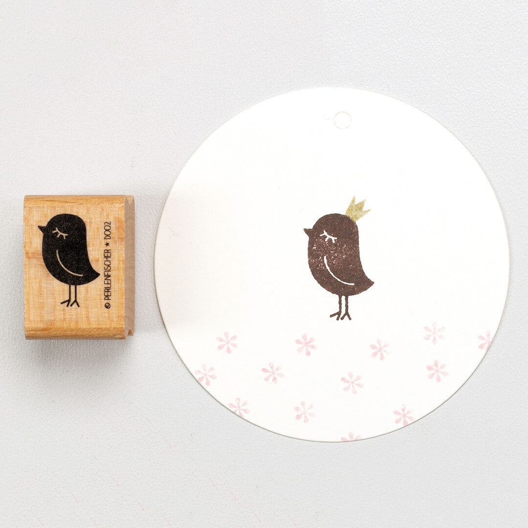 Stamp | Bird lady
