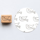 Stamp | Dove looking left 